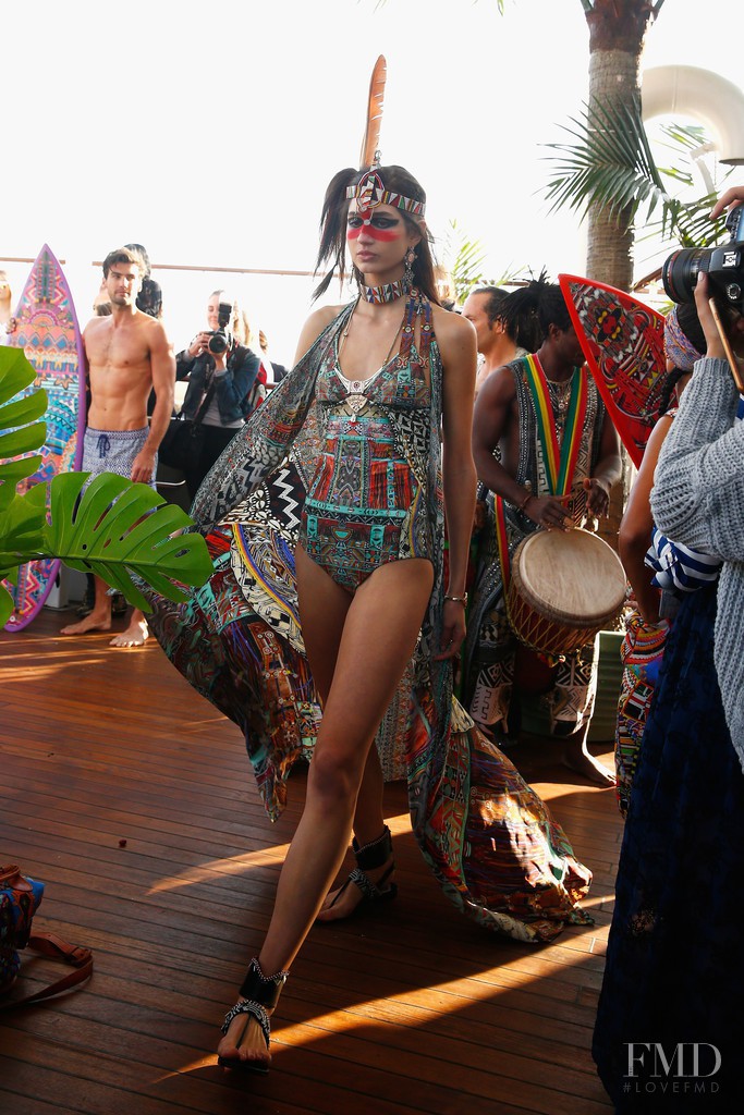 Roberta Pecoraro featured in  the Camilla fashion show for Resort 2017