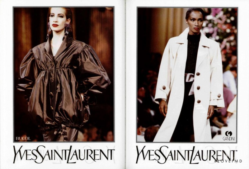 Saint Laurent advertisement for Spring/Summer 1990