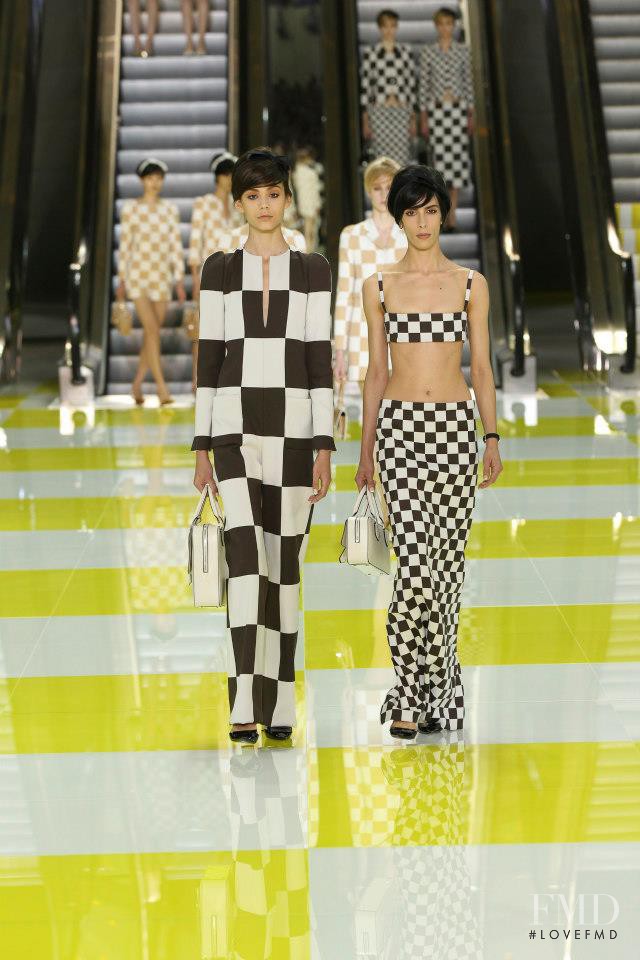 Ewa Wladymiruk featured in  the Louis Vuitton fashion show for Spring/Summer 2013