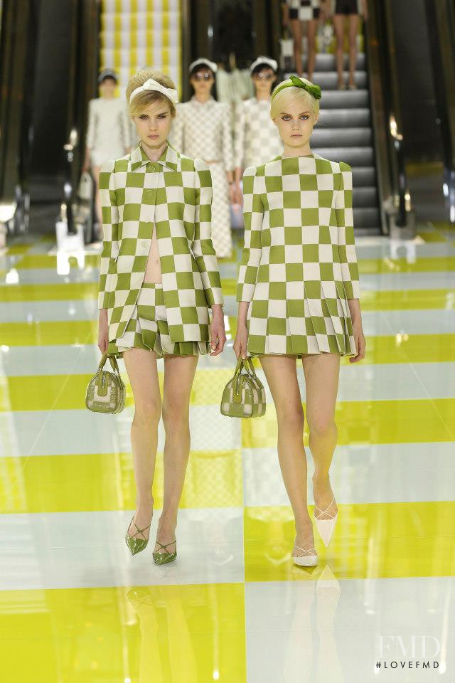 Elsa Sylvan featured in  the Louis Vuitton fashion show for Spring/Summer 2013