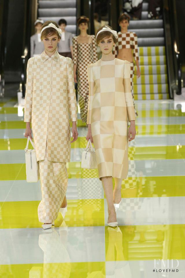 Courtney Shallcross featured in  the Louis Vuitton fashion show for Spring/Summer 2013