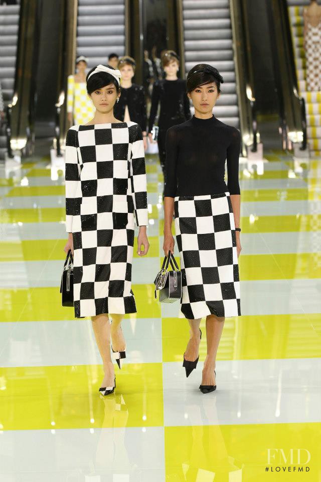 Gigi Jeon featured in  the Louis Vuitton fashion show for Spring/Summer 2013