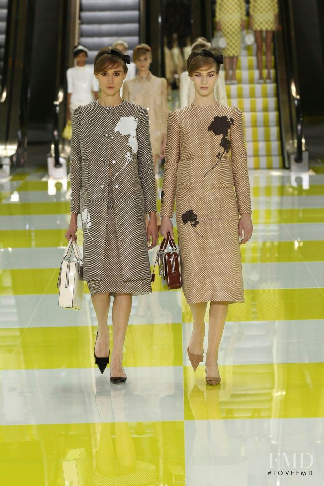Elena Bartels featured in  the Louis Vuitton fashion show for Spring/Summer 2013
