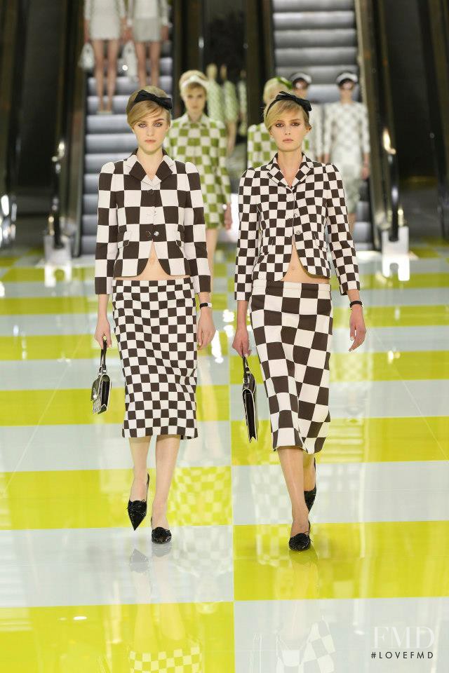 Hedvig Palm featured in  the Louis Vuitton fashion show for Spring/Summer 2013