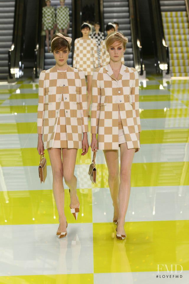 Lauren Bigelow featured in  the Louis Vuitton fashion show for Spring/Summer 2013