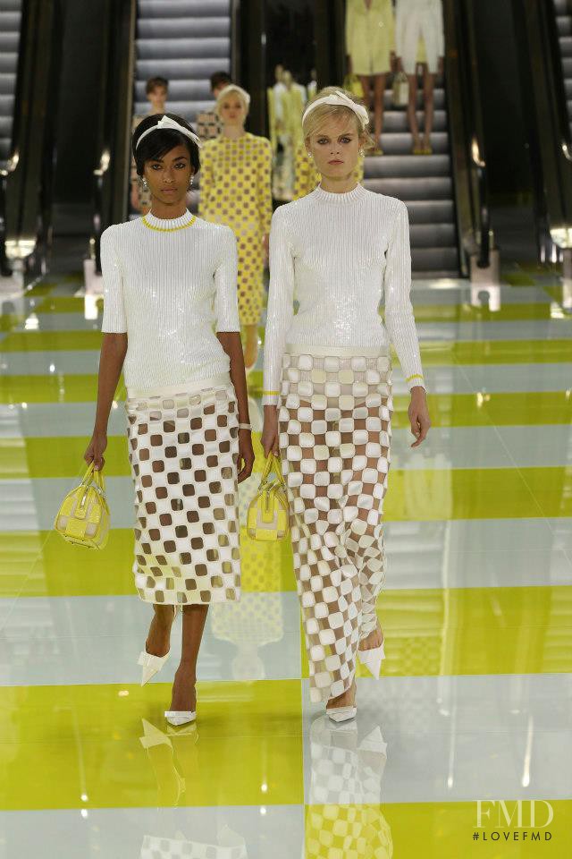 Anais Mali featured in  the Louis Vuitton fashion show for Spring/Summer 2013