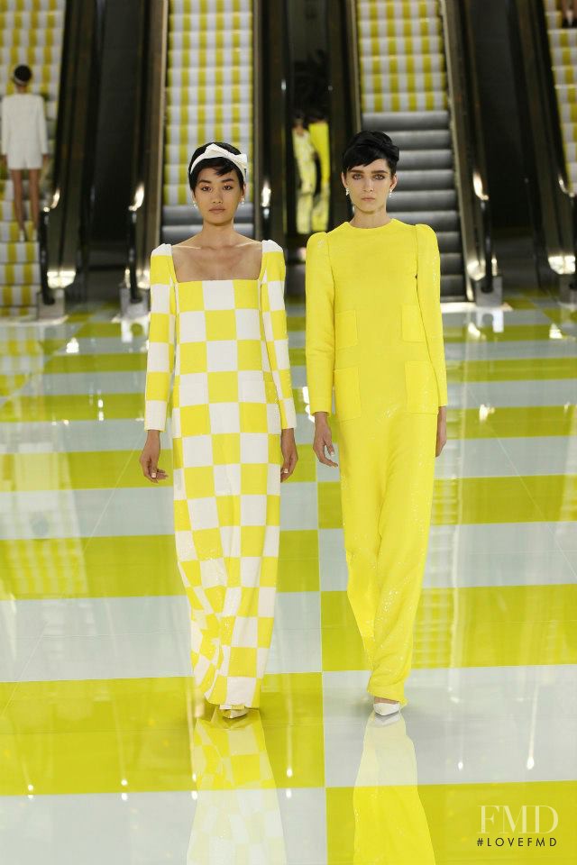 Janice Alida featured in  the Louis Vuitton fashion show for Spring/Summer 2013