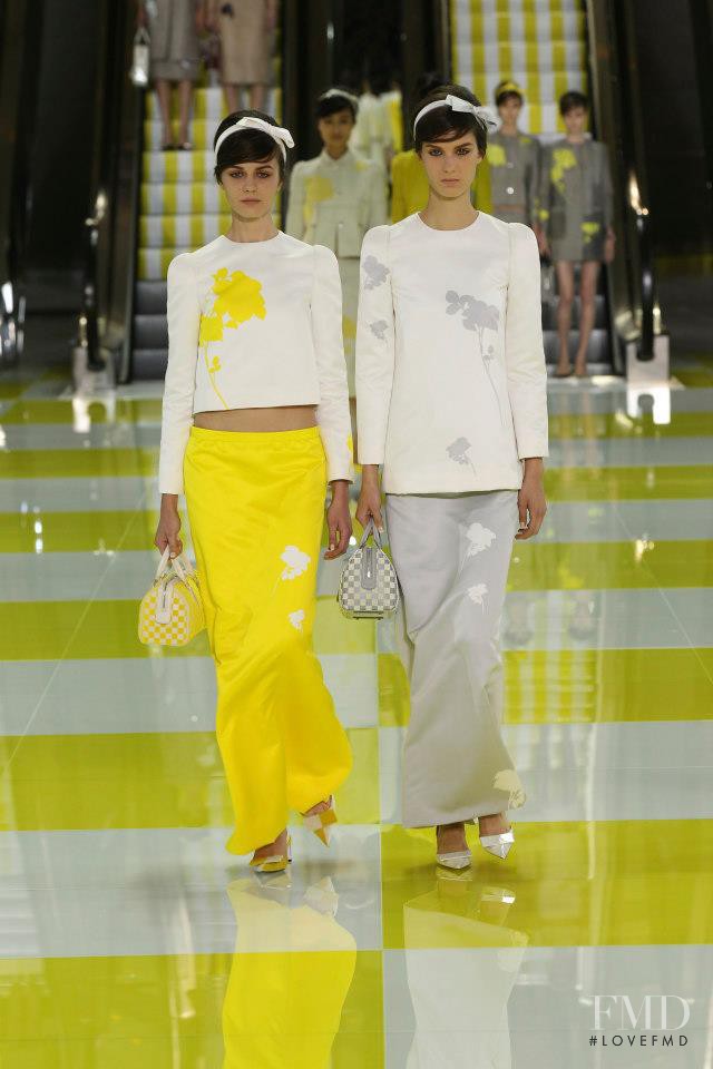Marta Dyks featured in  the Louis Vuitton fashion show for Spring/Summer 2013