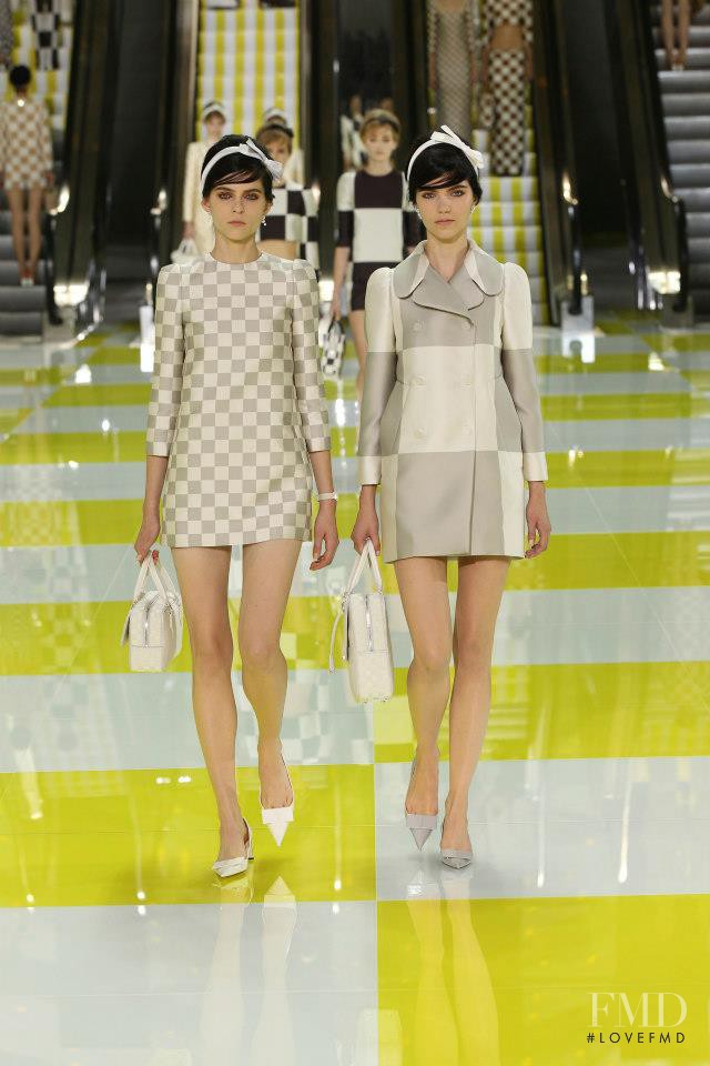 Agnes Nabuurs featured in  the Louis Vuitton fashion show for Spring/Summer 2013