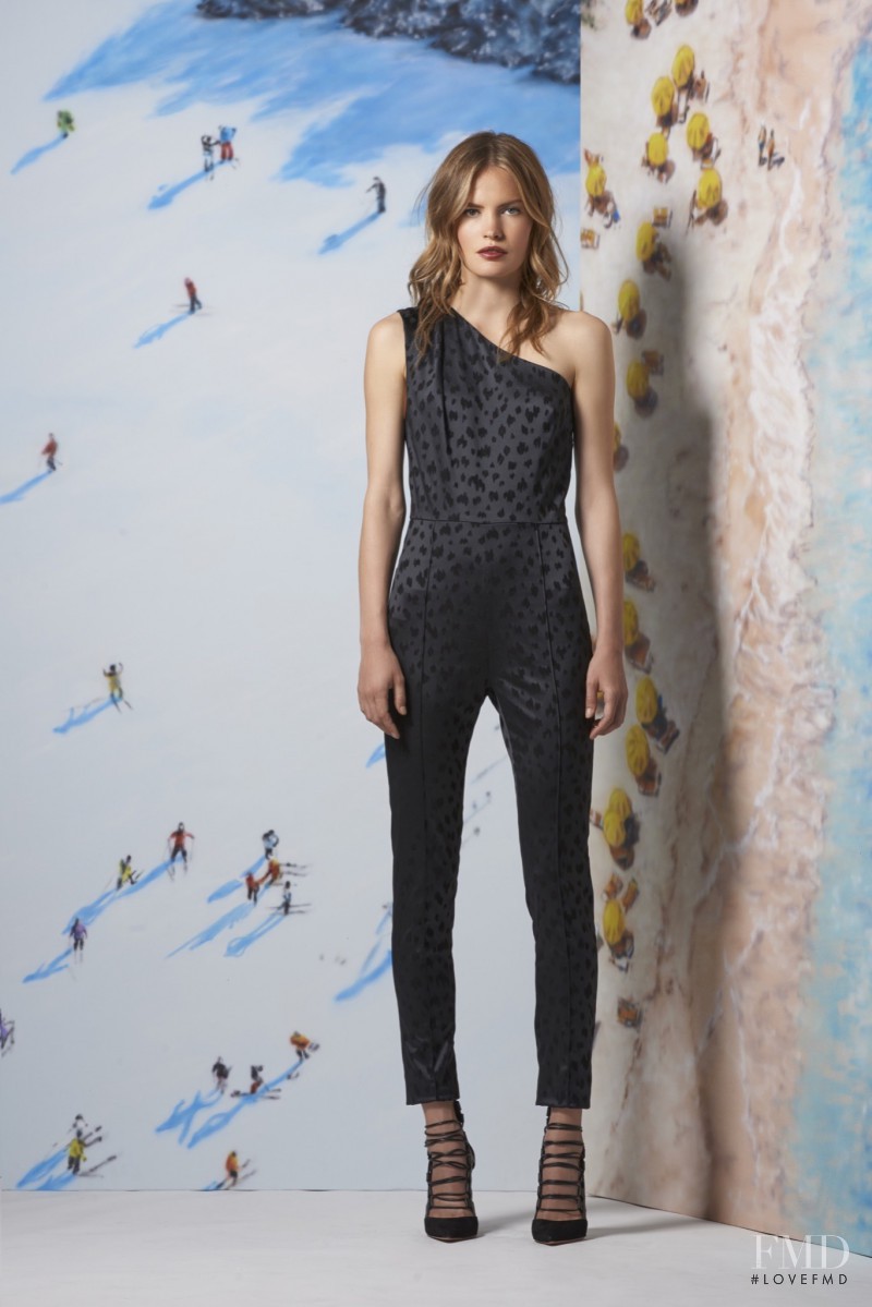 Yulia Vasiltsova featured in  the Veronica Beard lookbook for Resort 2016