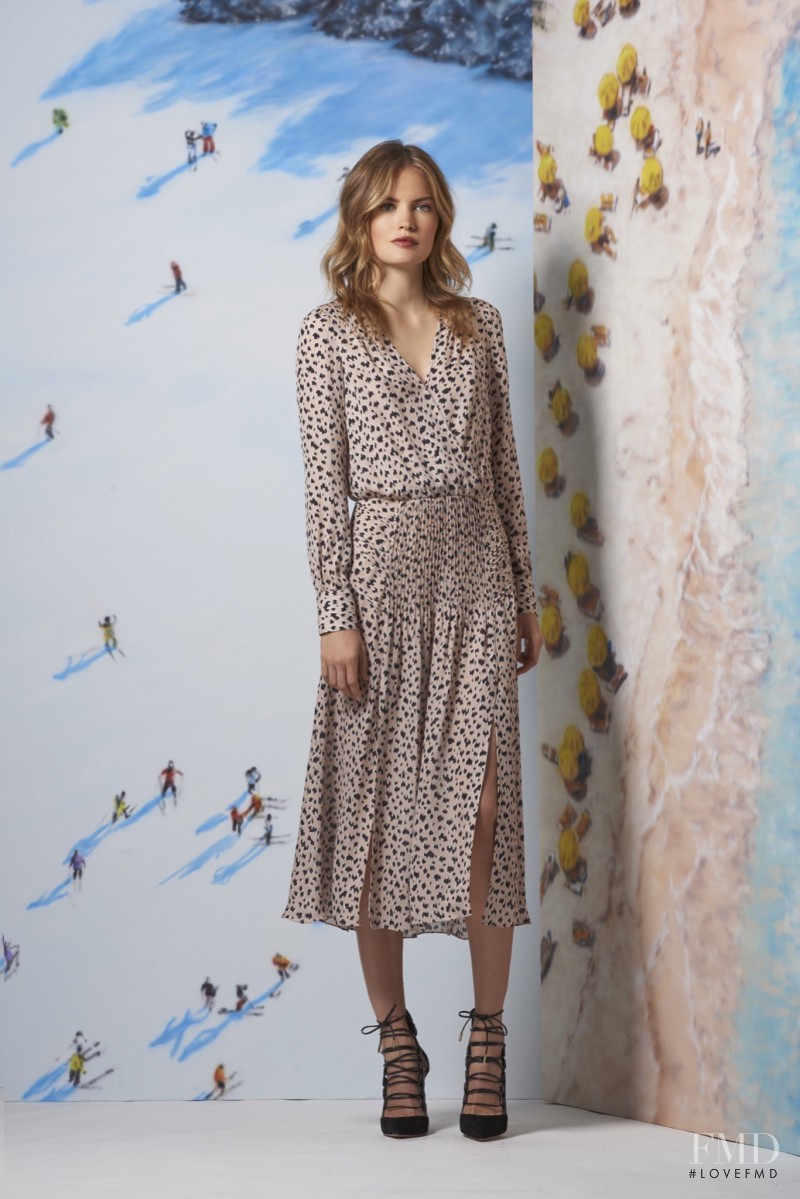 Yulia Vasiltsova featured in  the Veronica Beard lookbook for Resort 2016