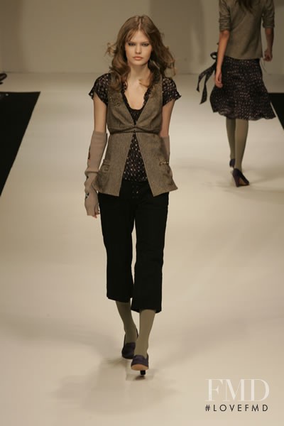 Yulia Vasiltsova featured in  the Kristina Ti fashion show for Autumn/Winter 2005