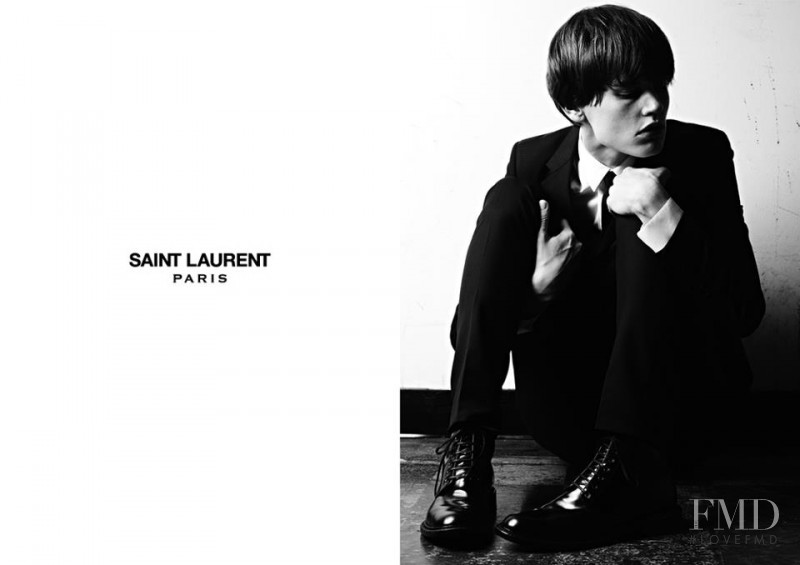 Saskia de Brauw featured in  the Saint Laurent advertisement for Spring/Summer 2013
