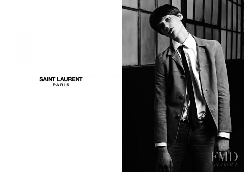 Saskia de Brauw featured in  the Saint Laurent advertisement for Spring/Summer 2013