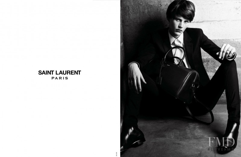 Saskia de Brauw featured in  the Saint Laurent advertisement for Spring/Summer 2013