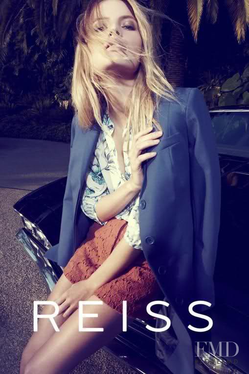 Yulia Vasiltsova featured in  the Reiss advertisement for Spring/Summer 2012