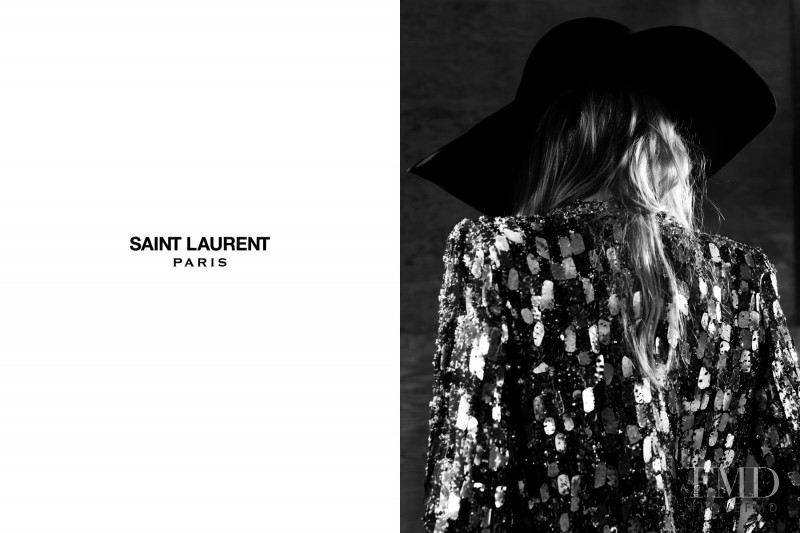 Julia Nobis featured in  the Saint Laurent advertisement for Spring/Summer 2013