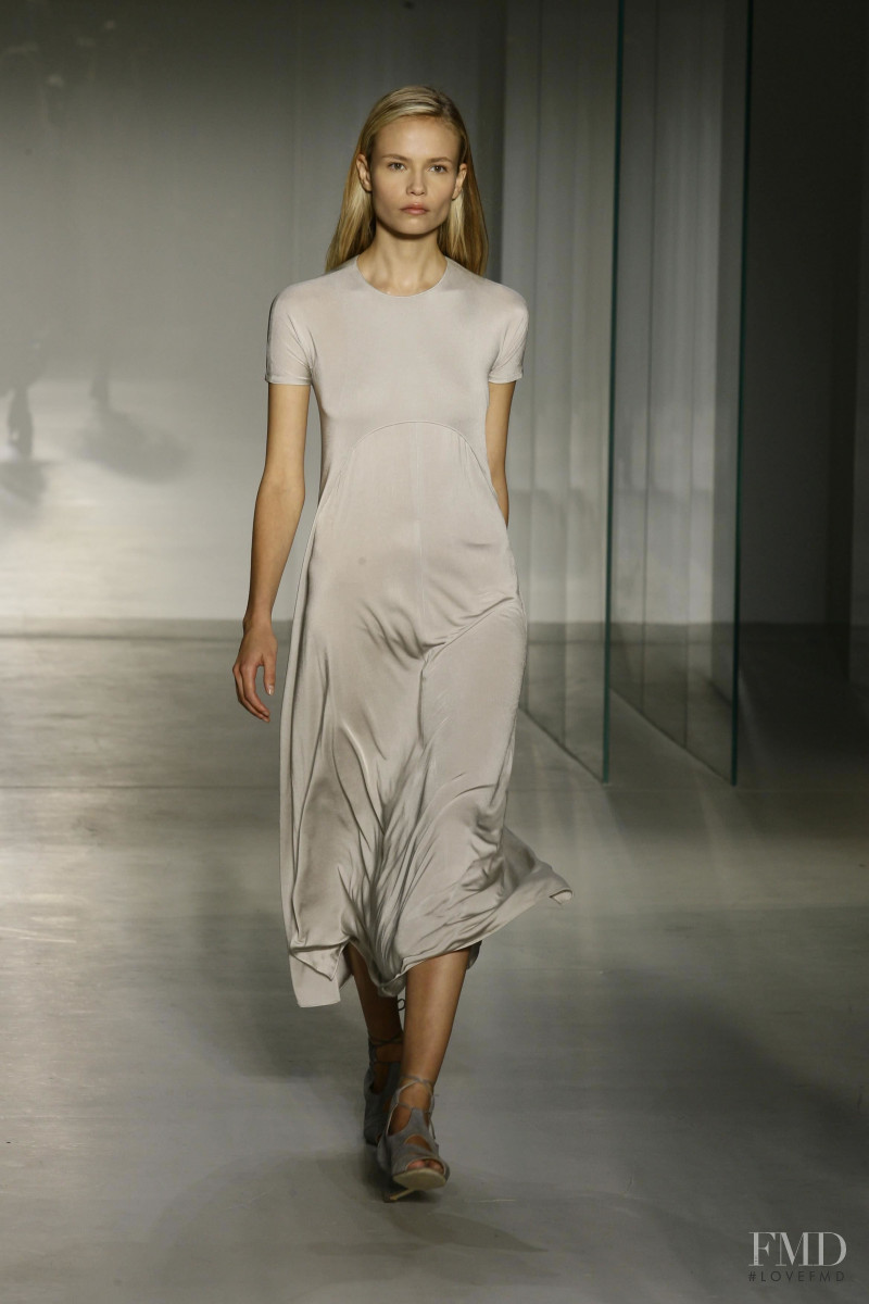 Natasha Poly featured in  the Calvin Klein 205W39NYC fashion show for Spring/Summer 2008