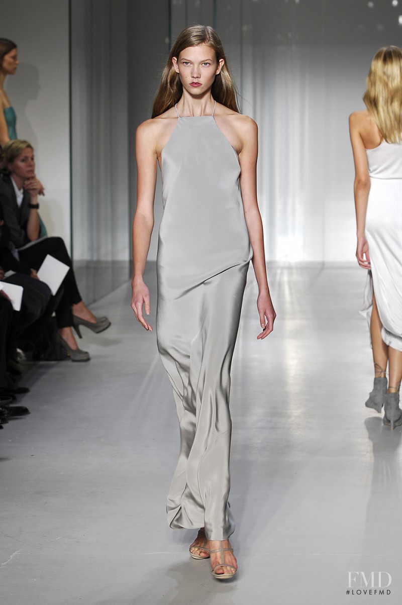 Karlie Kloss featured in  the Calvin Klein 205W39NYC fashion show for Spring/Summer 2008
