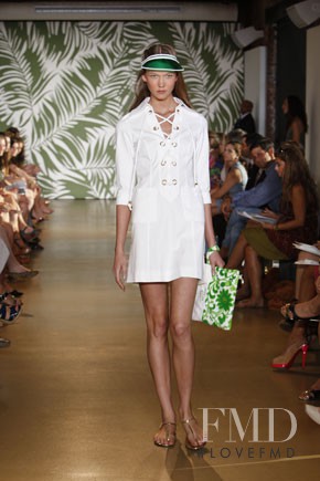 Karlie Kloss featured in  the Milly fashion show for Resort 2009