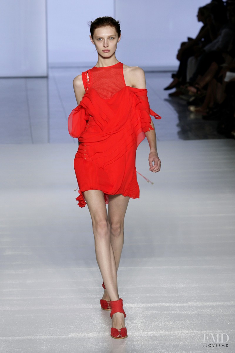 Olga Sherer featured in  the Preen by Thornton Bregazzi fashion show for Spring/Summer 2009