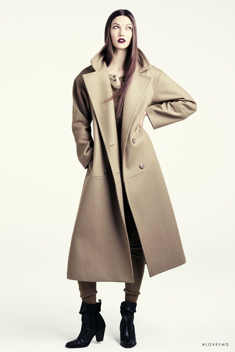 Karlie Kloss featured in  the H&M lookbook for Fall 2011