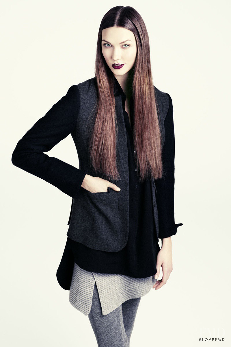 Karlie Kloss featured in  the H&M lookbook for Fall 2011