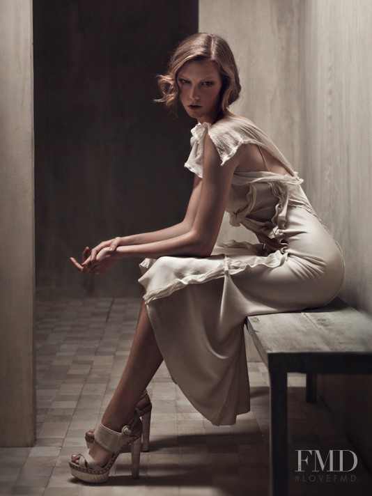 Karlie Kloss featured in  the Donna Karan New York advertisement for Spring/Summer 2011