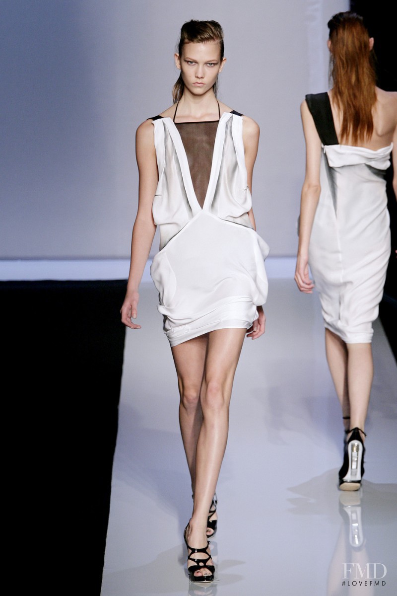 Karlie Kloss featured in  the Costume National fashion show for Spring/Summer 2009