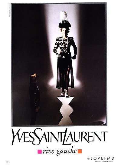 Saint Laurent advertisement for Spring/Summer 1994