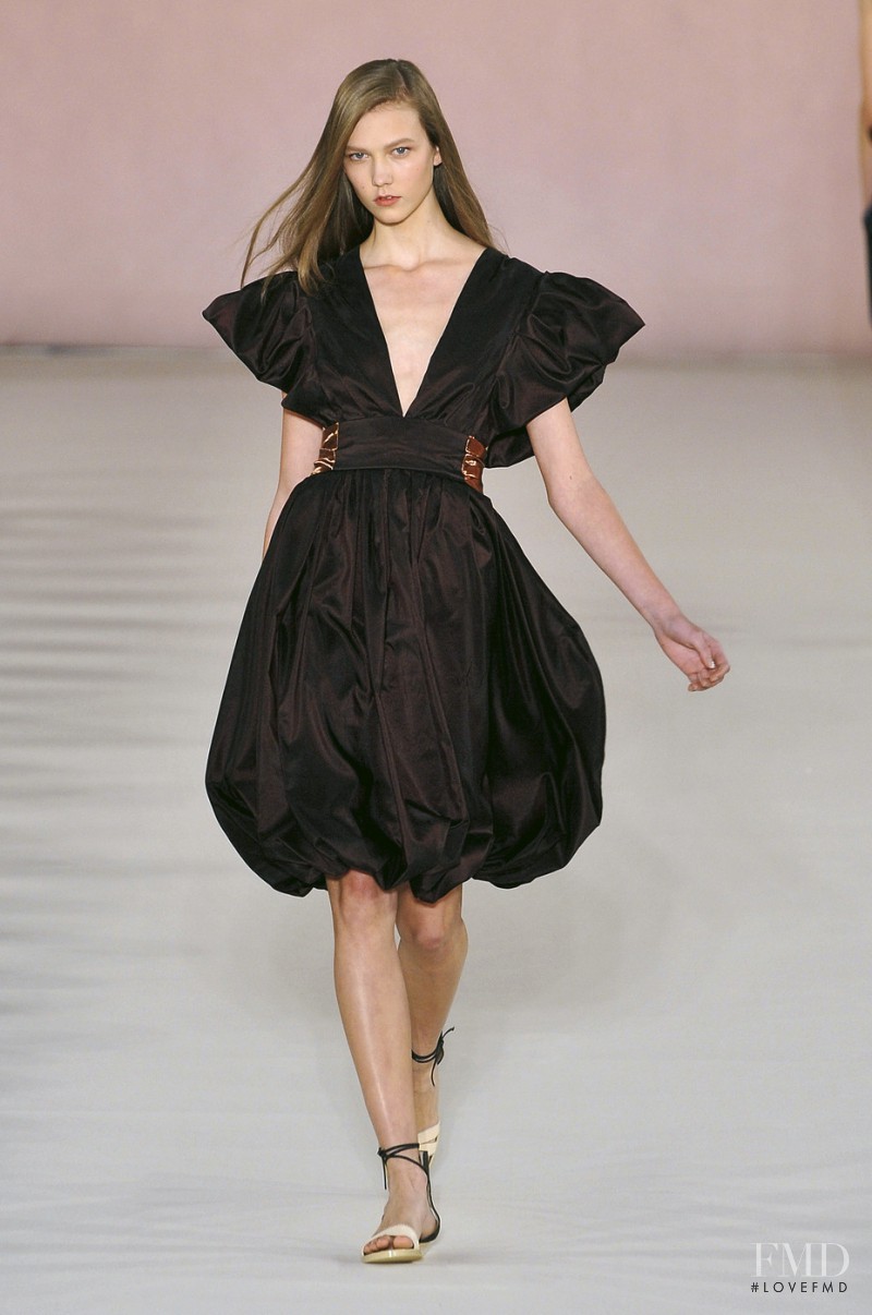 Karlie Kloss featured in  the Chloe fashion show for Spring/Summer 2009