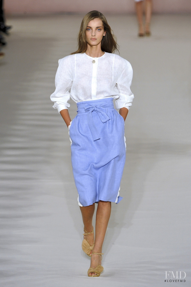 Denisa Dvorakova featured in  the Chloe fashion show for Spring/Summer 2009