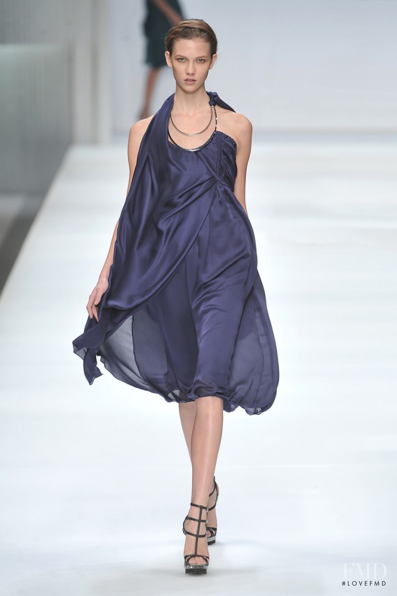 Karlie Kloss featured in  the Celine fashion show for Spring/Summer 2009
