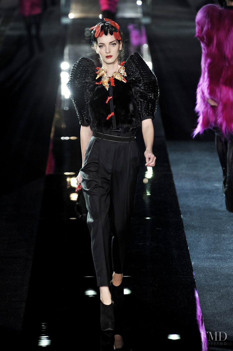 Denisa Dvorakova featured in  the Dolce & Gabbana fashion show for Autumn/Winter 2009