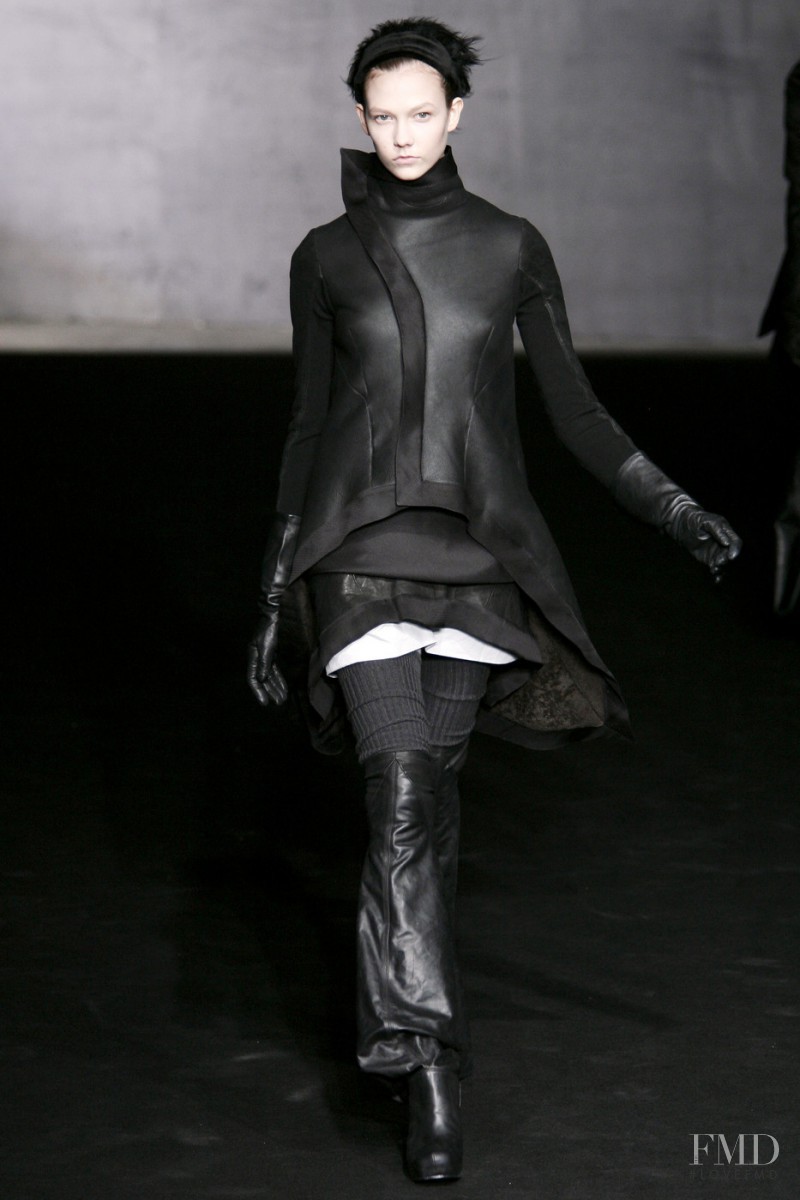 Karlie Kloss featured in  the Rick Owens Crust fashion show for Autumn/Winter 2009