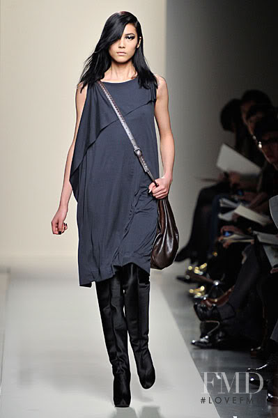 Liu Wen featured in  the Bottega Veneta fashion show for Autumn/Winter 2010
