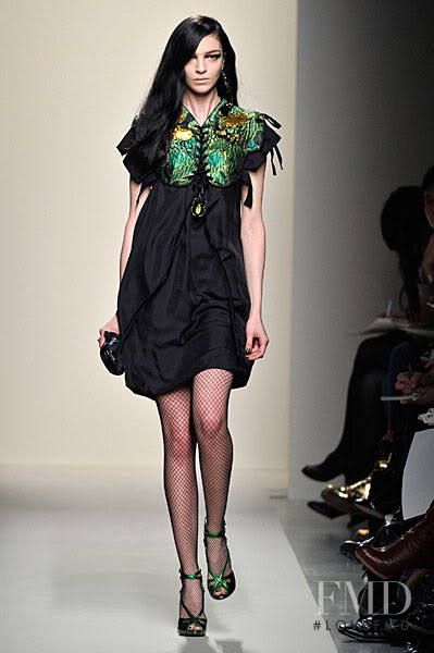 Mariacarla Boscono featured in  the Bottega Veneta fashion show for Autumn/Winter 2010
