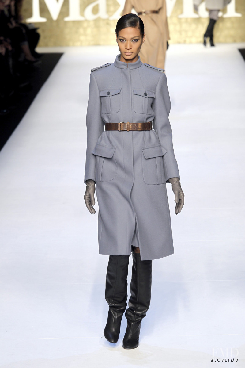 Joan Smalls featured in  the Max Mara fashion show for Autumn/Winter 2010