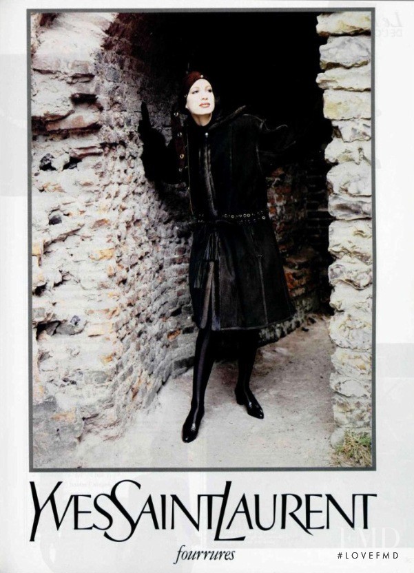 Saint Laurent advertisement for Autumn/Winter 1991