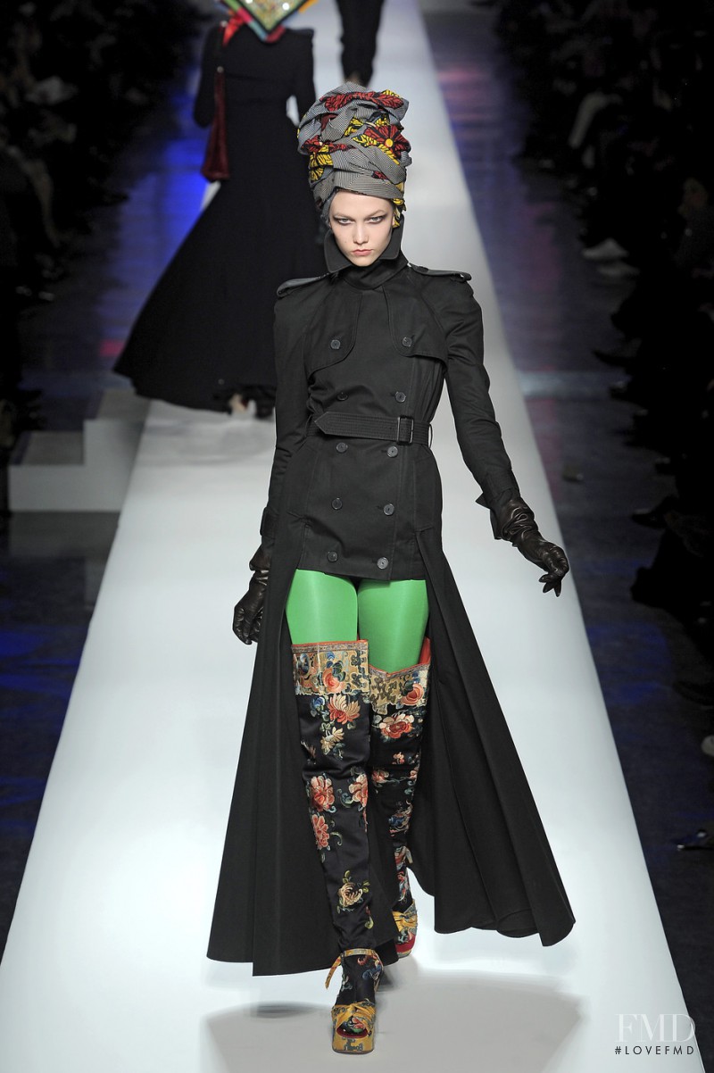 Karlie Kloss featured in  the Jean-Paul Gaultier fashion show for Autumn/Winter 2010