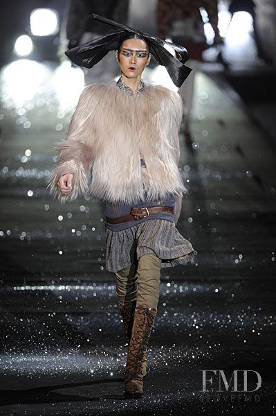 Liu Wen featured in  the John Galliano fashion show for Autumn/Winter 2010