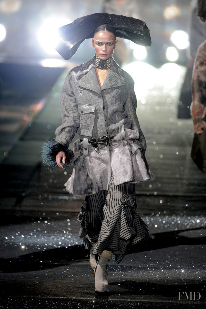 Natasha Poly featured in  the John Galliano fashion show for Autumn/Winter 2010