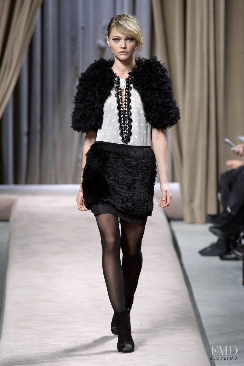Sasha Pivovarova featured in  the Giambattista Valli fashion show for Autumn/Winter 2010