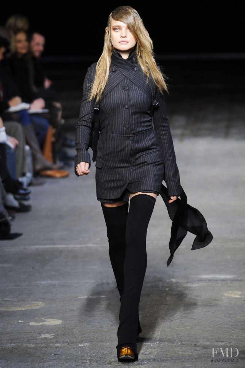 Natalia Vodianova featured in  the Alexander Wang fashion show for Autumn/Winter 2010