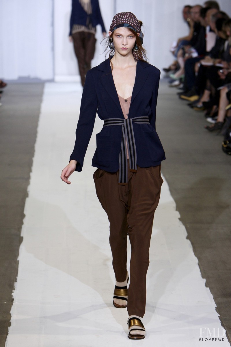 Karlie Kloss featured in  the Marni fashion show for Spring/Summer 2010