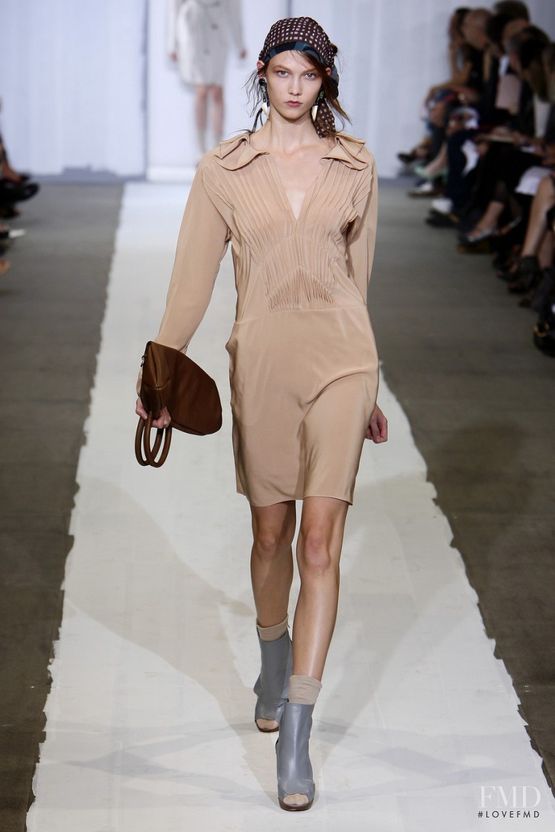 Karlie Kloss featured in  the Marni fashion show for Spring/Summer 2010