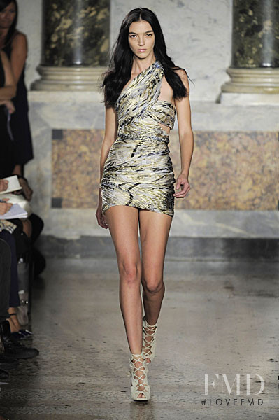 Mariacarla Boscono featured in  the Pucci fashion show for Spring/Summer 2010