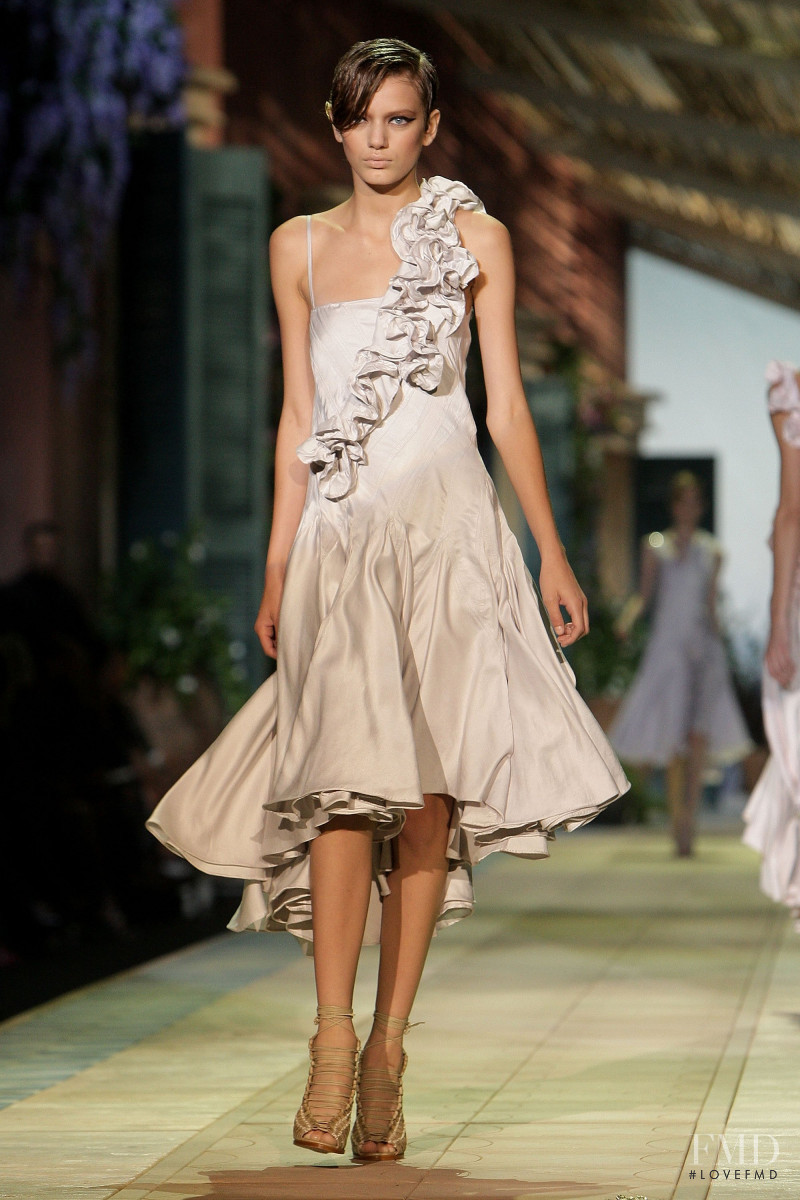 Bregje Heinen featured in  the Roberto Cavalli fashion show for Spring/Summer 2010