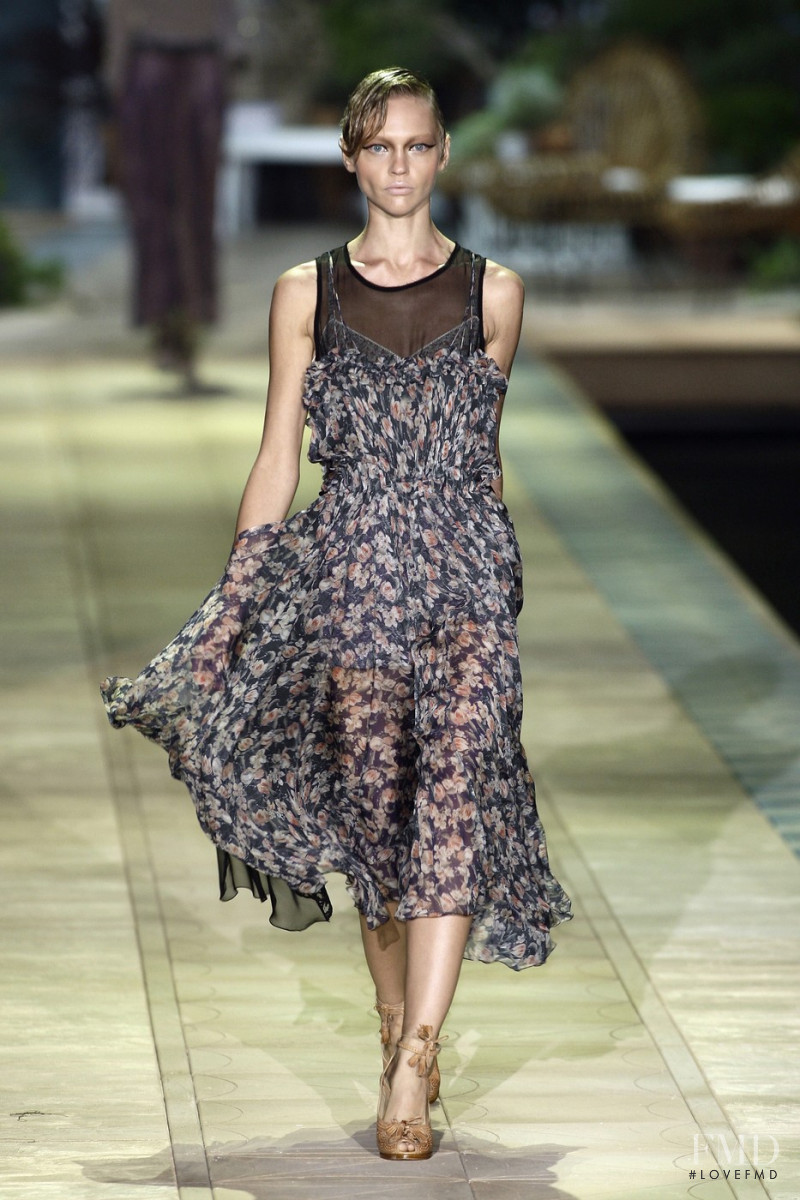 Sasha Pivovarova featured in  the Roberto Cavalli fashion show for Spring/Summer 2010