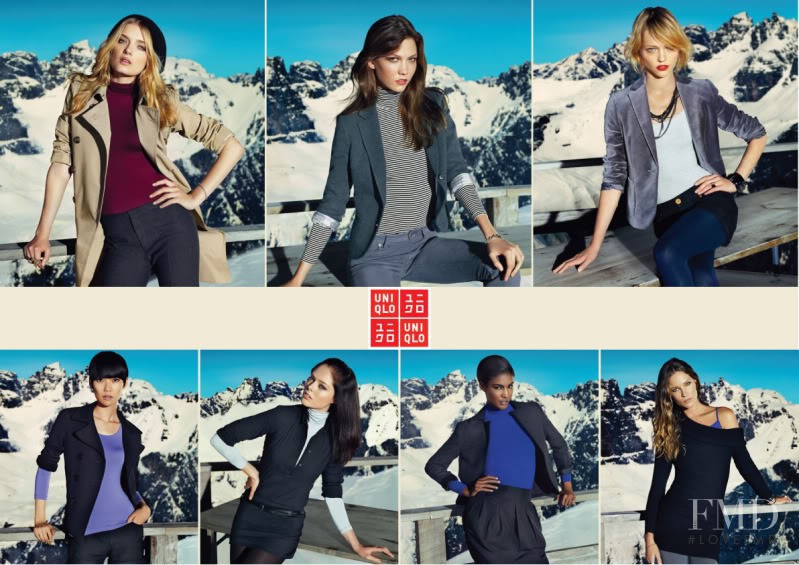 Coco Rocha featured in  the Uniqlo advertisement for Autumn/Winter 2009